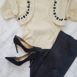 A Wardrobe Classic- Banana Republic Sweater&Shrug